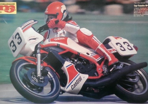Bruno Schäfer 1983 Cup Yamaha RD350