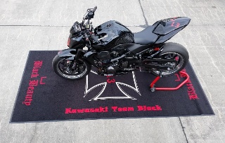 Bruno Race Carpet für Kawasaki Team Black